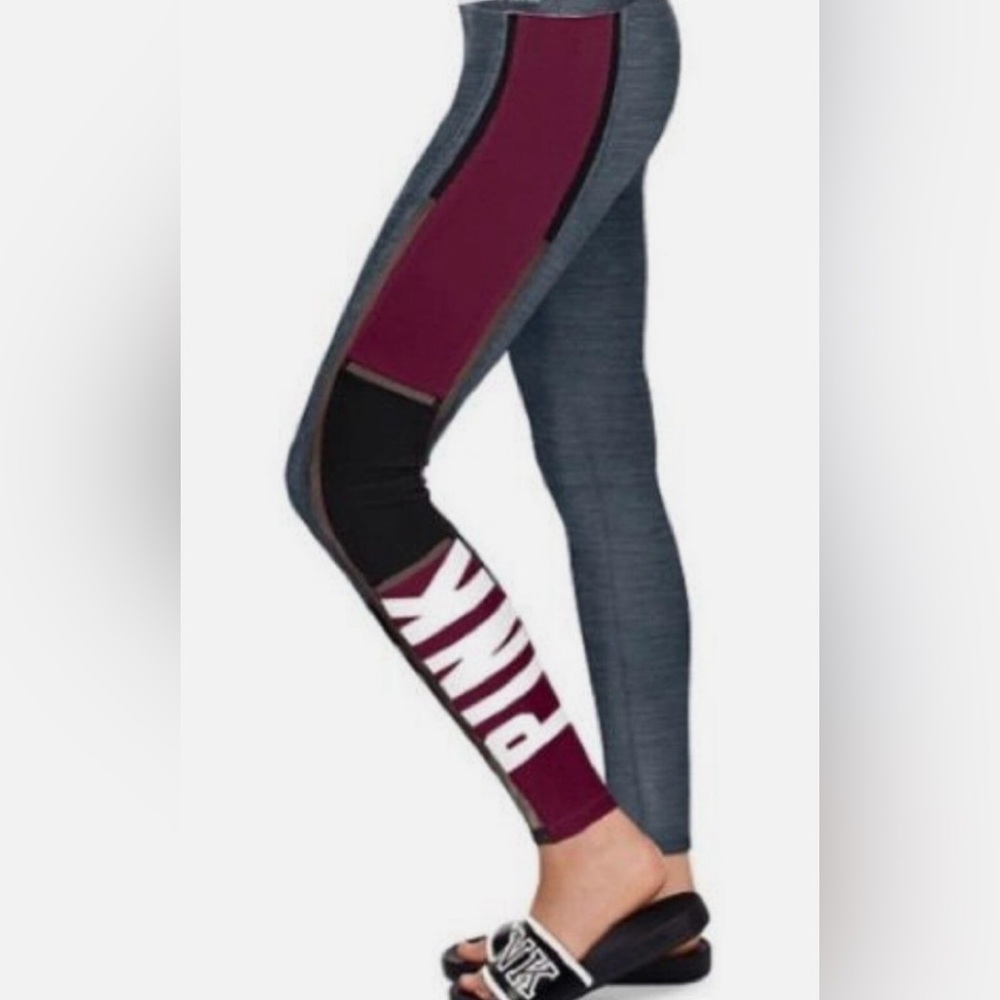 VS PINK BONDED MESH LEGGINGS!